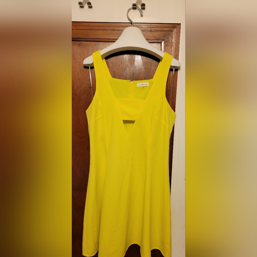 B Sugar Lips  medium yellow sundress #4S